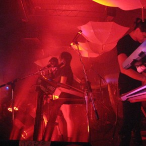 Shiny Toy Guns Towards The End of Their Set