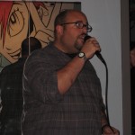 David Walker sings at Voicebox Karaoke in Portland