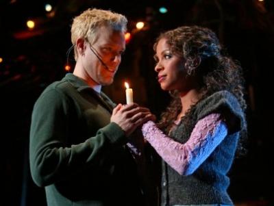 Adam Pascal and Lexi Lawson
